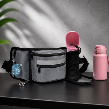 Dog Walking Bag with Water Bottle Holder & Multiple Compartments | Tail & Trail
