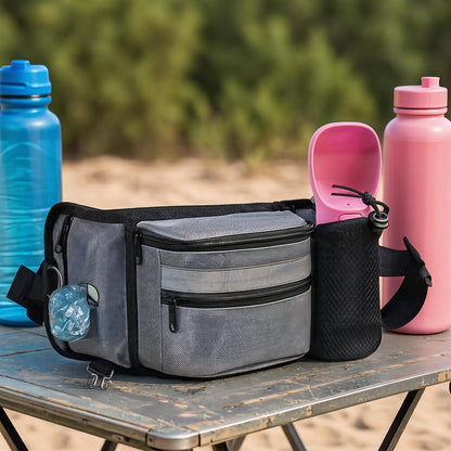 Dog Walking Bag with Water Bottle Holder & Multiple Compartments | Tail & Trail
