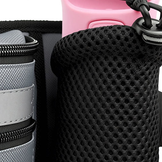 Dog Walking Bag with Water Bottle Holder & Multiple Compartments | Tail & Trail